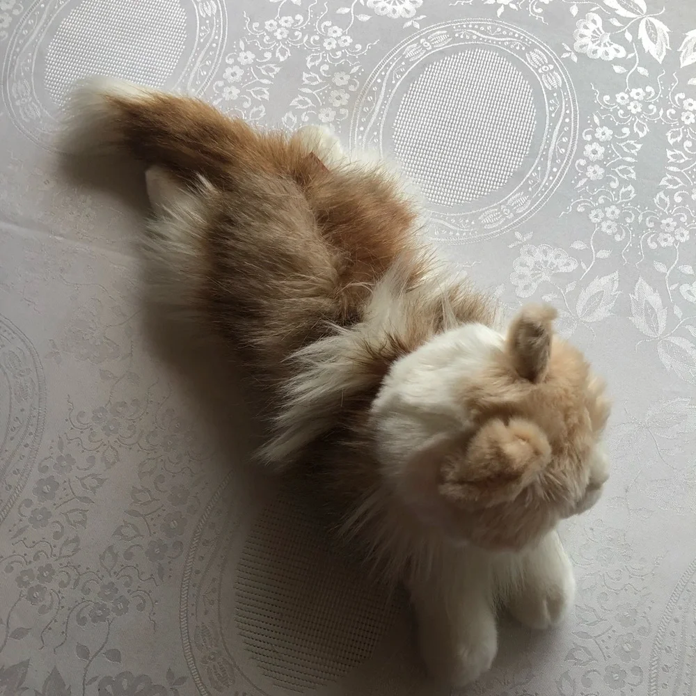 Douglas Kiki Ragdoll Cat Plush Toy Cream/Caramel Fluffy Fur Stuffed Animal